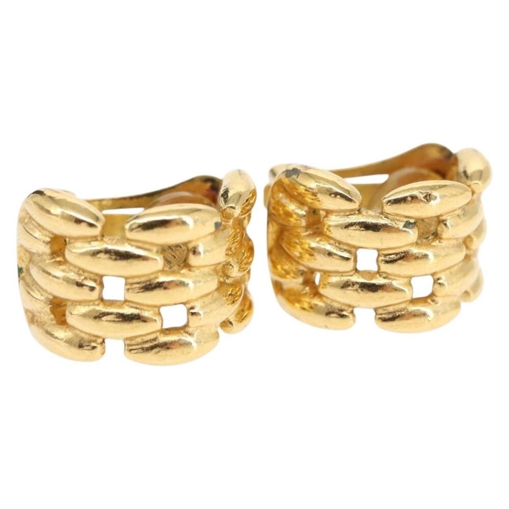 Dior Earring Metal Gold Tone
